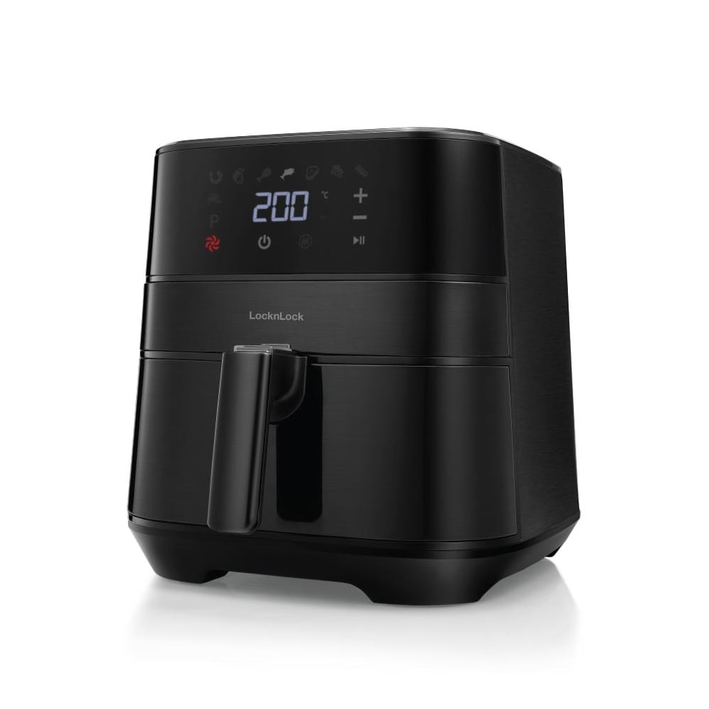 [Áp voucher giảm thêm 300k] Nồi Chiên Không Dầu LocknLock Air Fryer 5.5L - Màu Đen - EJF284BLK, , large image number 1